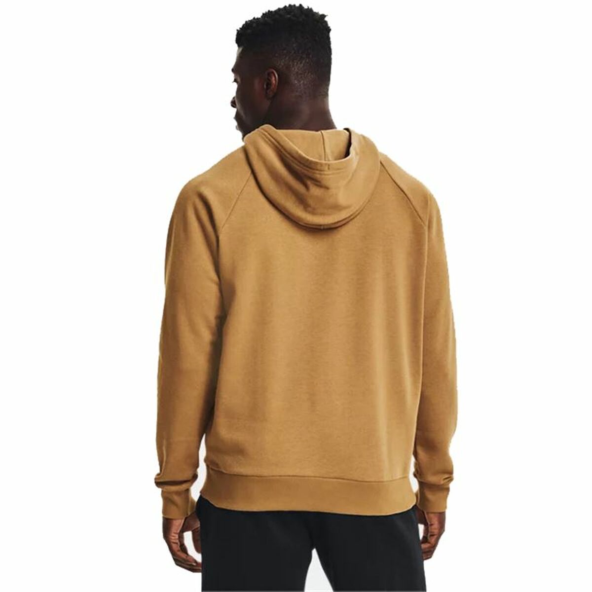 Men’s Hoodie Under Armour Rival Big Logo Ocre-4