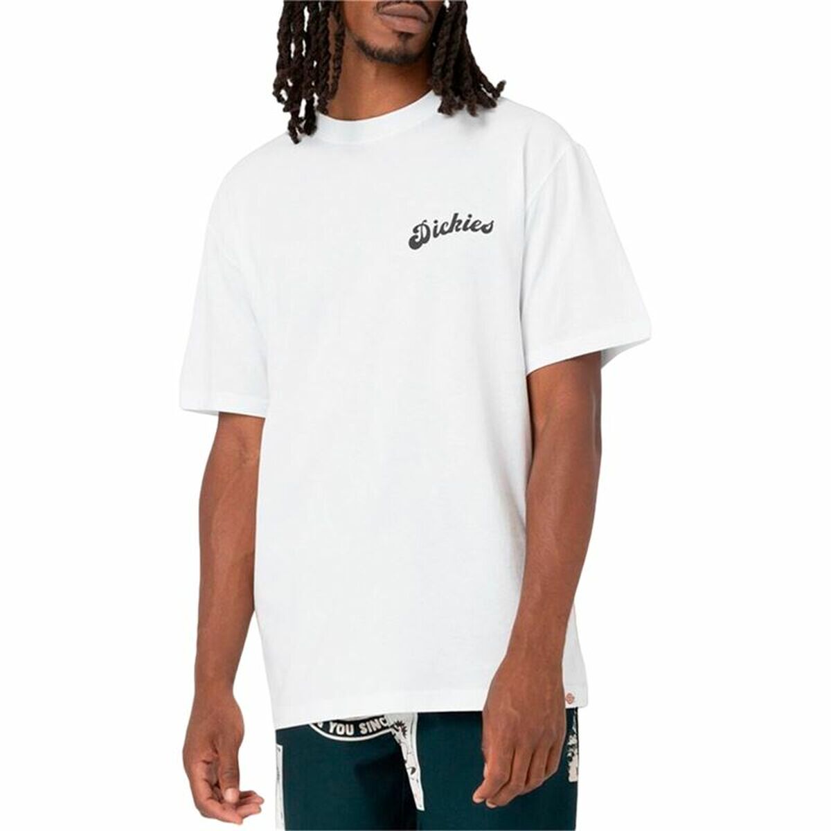 Men’s Short Sleeve T-Shirt Dickies Grainfield White-0