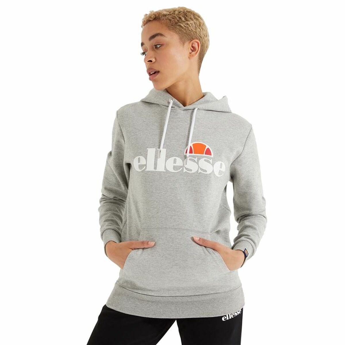 Women’s Hoodie Ellesse Torices  Light grey-0