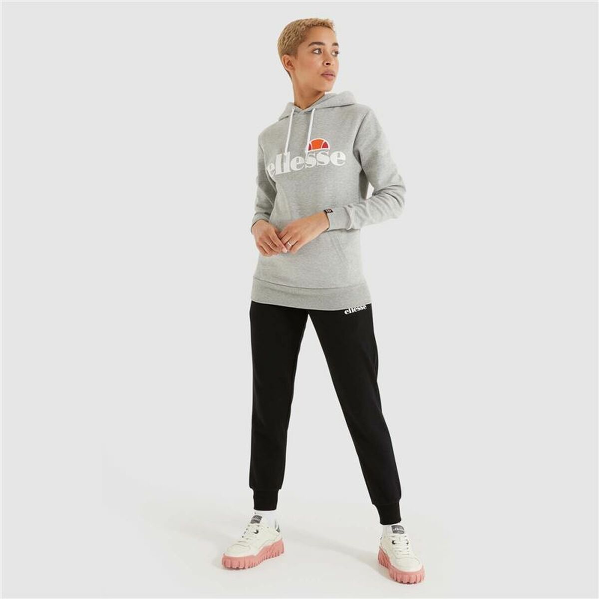Women’s Hoodie Ellesse Torices  Light grey-4