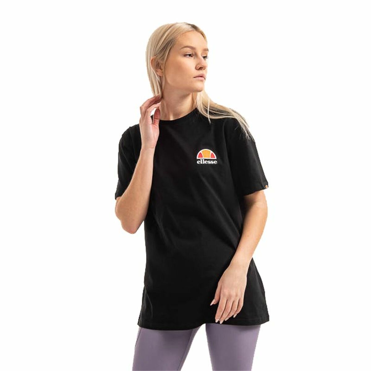 Women’s Short Sleeve T-Shirt Ellesse Annifa Black-0