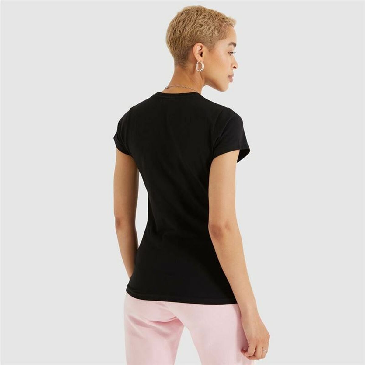 Women’s Short Sleeve T-Shirt Ellesse Hayes Black-4