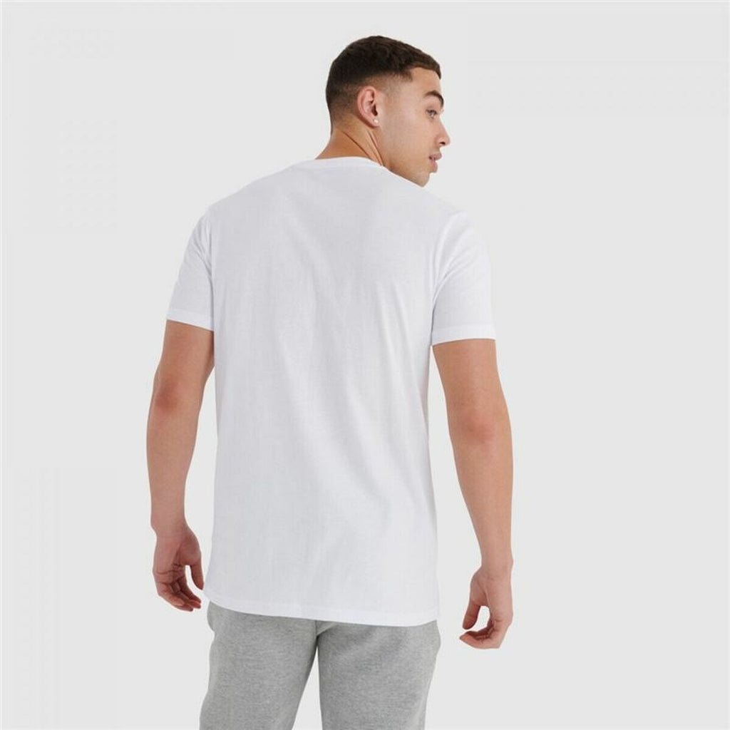 Men’s Short Sleeve T-Shirt Ellesse Michaelo White-4
