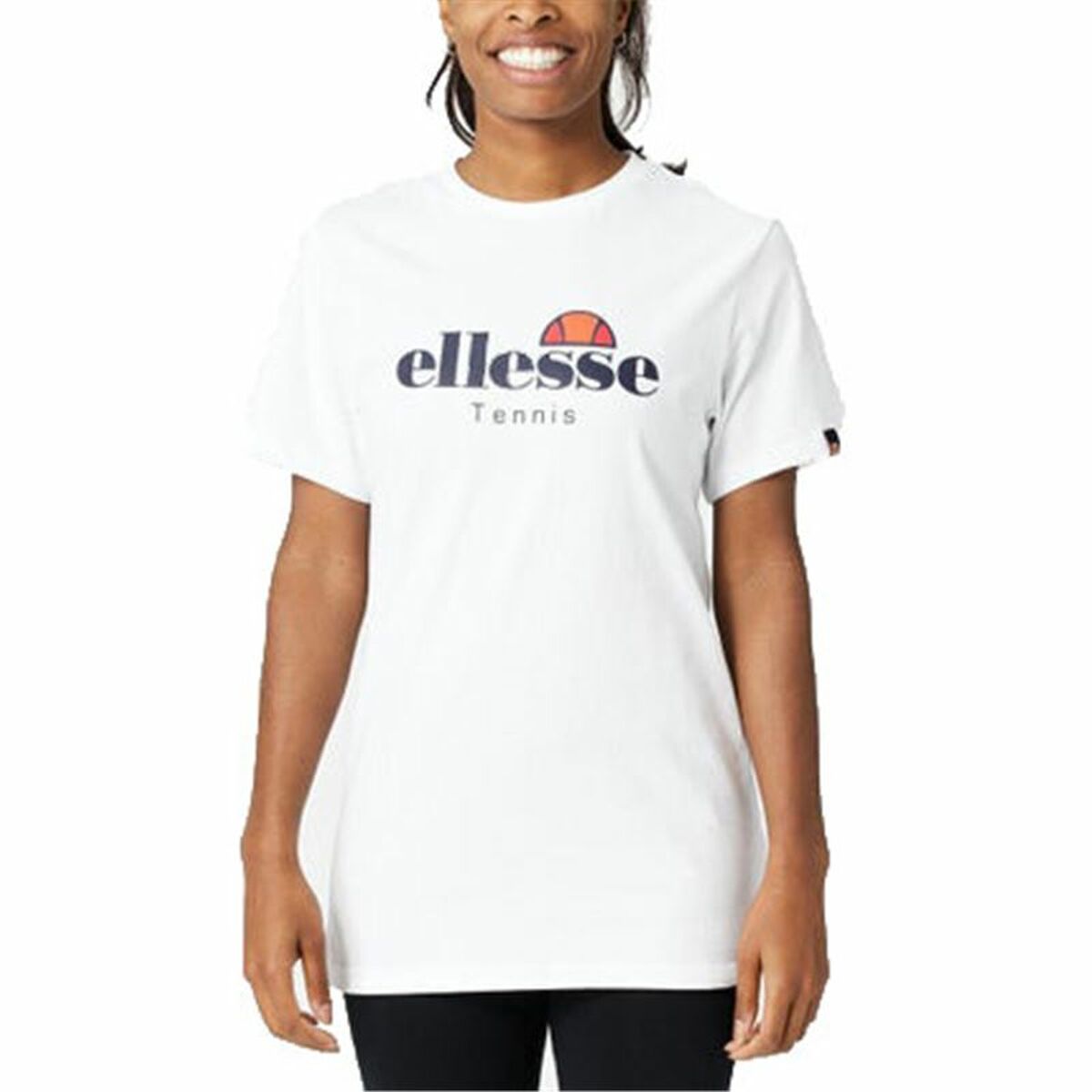 Women’s Short Sleeve T-Shirt Ellesse Colpo White-0