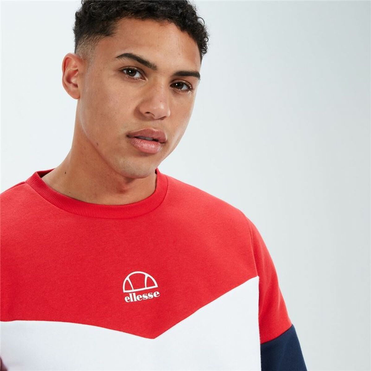 Sweatshirt without Hood Ellesse Resistenza Red-2
