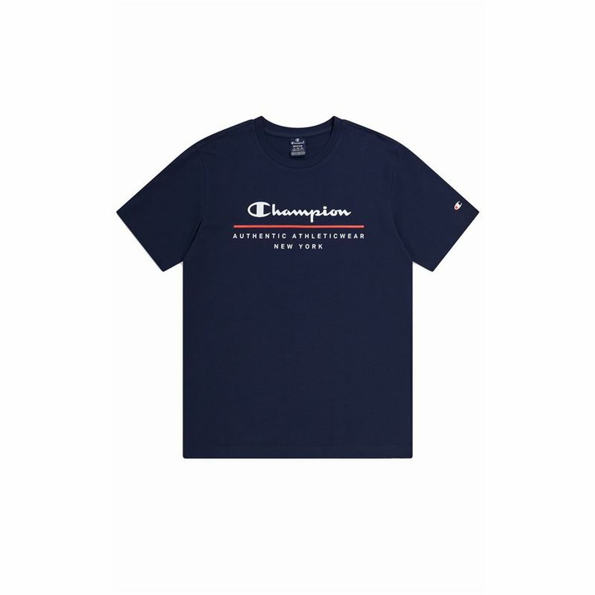 Short-sleeve Sports T-shirt Champion Crewneck-0