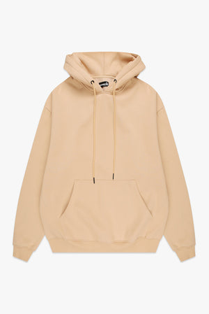 Brushed Hoodie - Beige-0