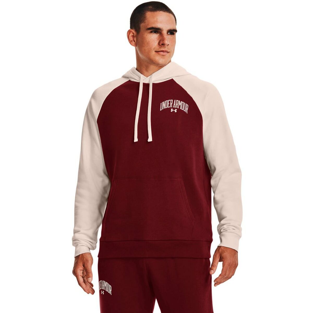 Men’s Hoodie Under Armour Dark Red-4
